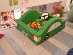 сухой бассейн машинка